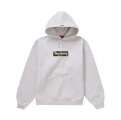 Supreme カモフラ ボックスロゴ フード スウェットシャツ 23FW
