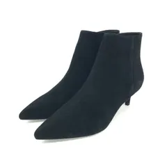 FABIO RUSCONI ファビオルスコーニ ショートブーツ 表記サイズ:24 サイドジップ　スエード    ブラック レディース / 240001189326