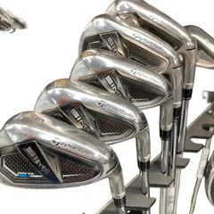 【中古】 テーラーメイド SIM2 MAX・OS  5S アイアンセット IR KBS MAX MT85 JP (フレックスS) メンズ 男性用 右利き 右用 Dランク ゴルフクラブ