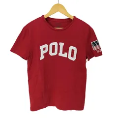 ポロラルフローレン POLO RALPH LAUREN ロゴ刺繍 ショートスリーブTシャツ レディース import：XS 