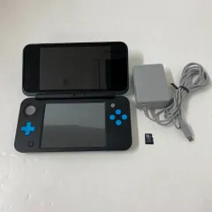 08w15878 ゲームハード/ニンテンドー/任天堂/Nintend/New2DS/LL/ブラック×ブルー/本体+純正充電器/箱なし/ 【中古品】
