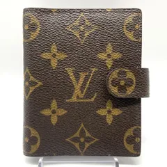 ★LOUIS VUIITON ルイヴィトン モノグラム アジェンダミニ R20007 カードケース パスケース 手帳カバー 手帳ケース ブラウン 中古★007153