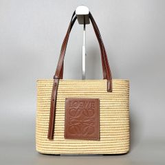 LOEWE / スクエア バスケットバッグ かごバッグ アナグラム トート