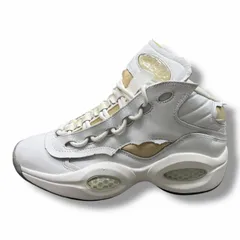 参考上代56100円 未使用 Maison Margiela  × Reebok クエスチョンミッド メモリーオブバスケットボール  スニーカー スニーカー メゾンマルジェラ  × リーボック GW5000  ホワイト 26.5cm （2190M）