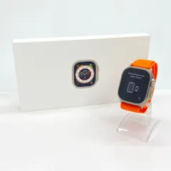 美品 Apple Watch Ultra GPS+Cellularモデル 49mm MNHH3J/A オレンジアルパインループ サイズ:S バッテリー最大容量100%【C6218-60】