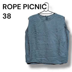 a2096 ROPE' PICNIC コットンレーヨン ノースリーブ トップス 38 濃色