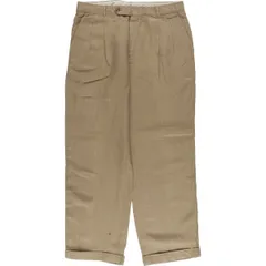 古着 ブルックスブラザーズ Brooks Brothers ツータック スラックス ワイドパンツ カナダ製 メンズw34相当/eaa613624