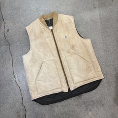 希少カラー□carhartt カーハート【L】00s ダックベスト 雰囲気