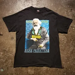 STUSSY 00s KARL MARX Great Mind Tee L ステューシー OLD カールマルクス