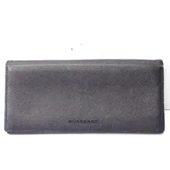 Ft633652 バーバリー 長財布 二つ折り ブラック メンズ BURBERRY 中古