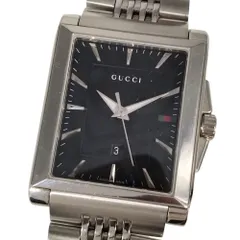 グッチ　138.4 メンズ GUCCI（グッチ） 腕時計 メンズ Gタイムレス スクエア ブラック