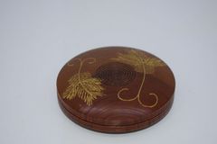 蔦模様香合 蓋付き漆器 小物入れ - メルカリ