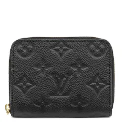 ルイヴィトン LOUIS VUITTON コインケース ジッピー コイン パース モノグラムアンプラント ブラック ゴールド金具 小銭入れ ミニ財布 黒  M60574 TS0159 【箱】【中古】