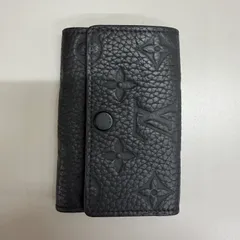 ◎【美品】LOUIS VUITTON ルイヴィトン キーケース ミュルティクレ 6連 M82604 モノグラム トリヨン レザー ノワール ブラック