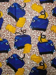 ②①Ｙアフリカンプリント生地＊パーニュ＊キテンゲ＊アフリカンバティック＊アフリカ布