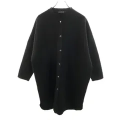 mizuiro ind ミズイロインド ニット コート ブラック レディース 古着