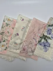 【新品】NINA RICCI レディースハンカチ 4枚セット