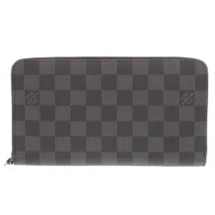 未使用品 ルイ ヴィトン ジッピーオーガナイザーNM ダミエグラフィット N60111 ブラック 長財布 LV 0482 LOUIS VUITTON メンズ
