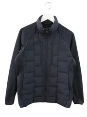 ユニクロ UNIQLO コンビネーションパフテックジャケット 311-481352 中綿 S ネイビー ジップアップ アウター