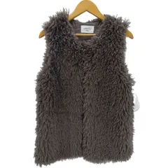 サマンサモスモスブルー Samansa Mos2 blue フェイクファーベスト レディース FREE 