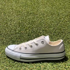 美品22.5converse コンバース レザー オールスター HC286
