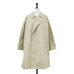 ORCIVAL オーシバル × Bshop 別注 コート ベージュ サイズ:1(M) | 21春夏 ナイロン オックス コート | ロング テーラードカラー ラグランスリーブ | アウター ジャケット 上着 | コラボ【レディース】【中古】