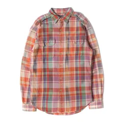 POLO Ralph Lauren ポロ ラルフローレン シャツ レッド パープル サイズ:XS | エポレット付き チェック フランネルシャツ | トップス カジュアルシャツ 長袖【メンズ】【中古】