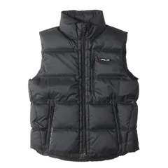 RLX RALPH LAURENT アールエルエックス ラルフローレン ベスト ブラック 黒 サイズ:M | リップストップ フルジップ ダウンベスト | アウター ジャケット 上着【メンズ】【中古】
