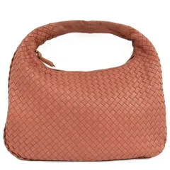 BOTTEGA VENETA ワンショルダーバッグ ハンドバッグ イントレチャートホーボー レザー ピンク系 115653