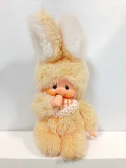 希少 セキグチ チムたん うさぎ イエローベージュ 旧ロゴ ぬいぐるみ 当時物 昭和レトロ ビンテージ モンチッチ