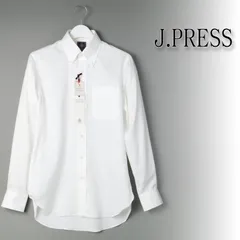 新品  J.PRESS ジェイプレス Jプレス PREMIUM PLEATS ピンオックス ドレスシャツ ナチュラルストレッチ BDシャツ  37-82 S /42-86 XL /43-86  XL