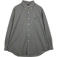 古着 ラルフローレン Ralph Lauren POLO by Ralph Lauren BLAKE 長袖 ボタンダウンチェックシャツ メンズL相当/eaa615256