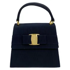 FERRAGAMO/SalvatoreFerragamo(サルバトーレフェラガモ) ハンドバッグ ヴァラ ダークネイビー