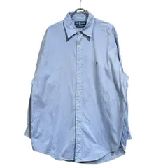 RALPH LAUREN (ラルフローレン) ■ ①③ YARMOUTH コットンオックスBDシャツ メンズ ブルー 16-32