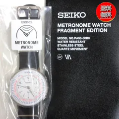 【送料無料★匿名配送★新品★ダンボール梱包】SEIKO FRAGMENT V.A. Metronome Watch Fragment Edition White/セイコーメトロノーム フラグメント VBZ16000/腕時計 時計 白 藤原ヒロシ