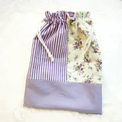給食袋 巾着 コップ袋 小物入れ 歯ブラシ袋 女の子 小花柄
