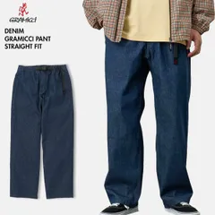 [2026最新モデル]GRAMICCI グラミチ G6SM-P086 デニムグラミチパンツストレートフィット DENIM GRAMICCI PANT STRAIGHT FIT RINSEDINDIGO XL