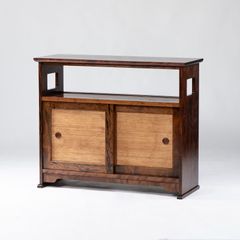 栗の引戸キャビネット 栗の引戸キャビネット 無垢材 | Mercari