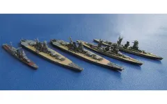 【中古】プラモデル 1/3000 連合艦隊旗艦 長門・陸奥・大和・武蔵・大淀セット 「新集める軍艦シリーズ No.3」 [401379]