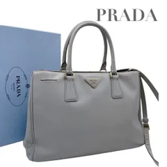 【価格交渉/質問大歓迎♪】【極美品】プラダ ハンドバッグ ガレリア サフィアーノ 三角ロゴ　5676