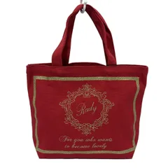 Rady(レディ) トートバッグ美品  - レッド×ゴールド ミニバッグ