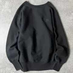 90s USA製 トリコタグ Champion 企業物 刺繍 リバースウィーブ スウェット トレーナー M / 90年代 チャンピオン アメリカ製 ブラック 黒