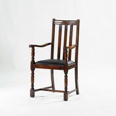 英国アンティーク W.JOHNSON バルーンバックチェア ヴィクトリア後期