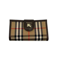 バーバリー BURBERRY キーケース ノバチェック レザー ブラウン レディース