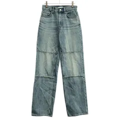HELMUT LANG ヘルムート ラング ウォッシュドパネルデニムパンツ 16-4106002-700-024 アイスブルー 24のサムネイル