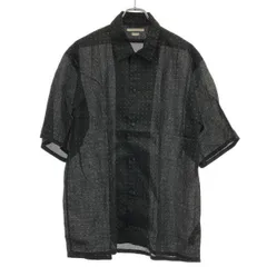 blurhms ブラームス 24SS Square Dot Open-collar Shirt ショートスリーブドットシャツ BHS24S008Dot ブラック 2のサムネイル