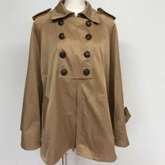 【[値下げ交渉歓迎] 】 ROYAL PARTY ロイヤルパーティー ダブルボタン トレンチコート ベージュ 38 ミドル丈 B-147