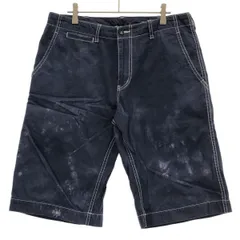COMME des GARCONS HOMME コムデギャルソンオム 10SS 製品染めショートパンツ HE-P139 ネイビー Sのサムネイル