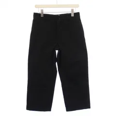 ダブルタップス WTAPS UNION TROUSERS COPO TWILL ユニオントラウザーズクロップドツイルパンツ スラックス ジップフライ 1 黒 ブラック /BBのサムネイル