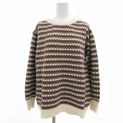 セレクトモカ SERECT MOCA  ニット セーター クルーネック 総柄 長袖 F マルチカラー /AE